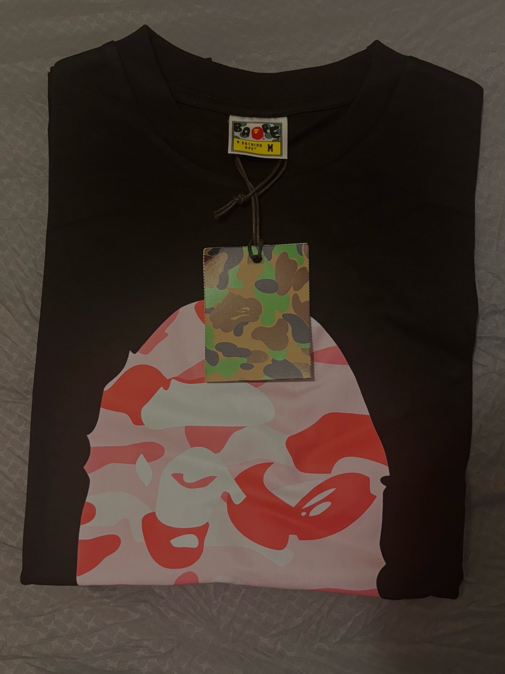 Pink Camo Bape t shirt